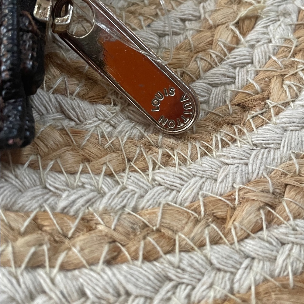 LV Damier Ebene zippered wristlet. - Picture 3 of 6